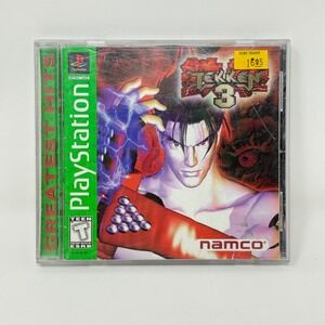 Tekken 3 Sony PlayStation 1 PS1 Greatest Hits Namco Fighting Game SLUS-00402